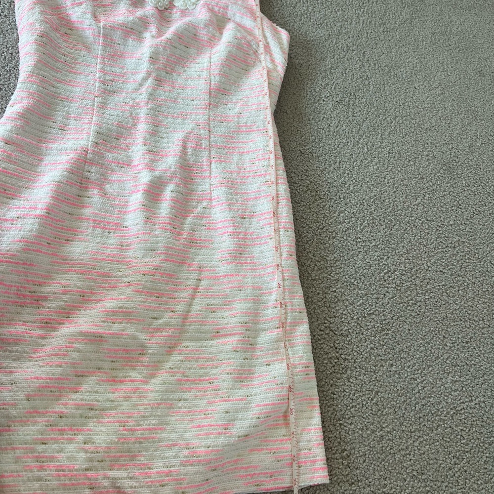 Lilly Pulitzer Nina Pink and Cream Backless Dress - Picture 11 of 13